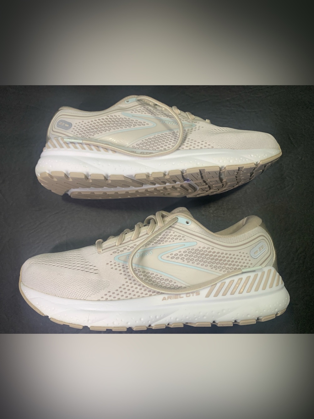 Brooks Ariel GTS 23 Tan Gray Women’s Running Walking Sneakers Shoe Size- 11 - Picture 5 of 11